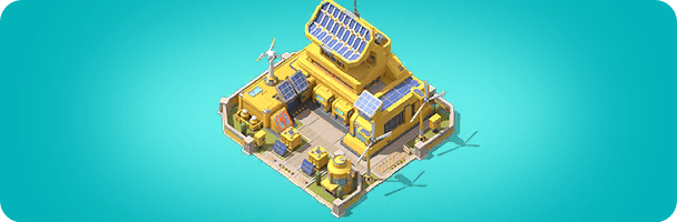 The Large Illegal Power Station building