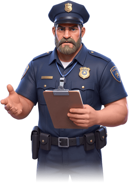 The Assessment Instructor, the opponent avatar shown on every stage
